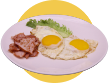Яичница с ветчиной / У Пунтуса