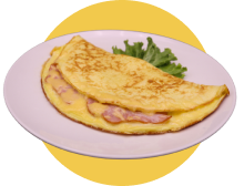 Омлет с вечной и сыром / У Пунтуса